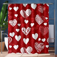 Valentine Shower Curtain 60  X 72  (medium) 