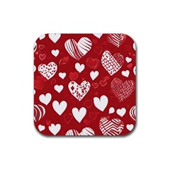 Valentine Rubber Coaster (square)