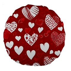 Valentine Large 18  Premium Round Cushions