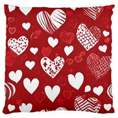 Valentine Large Premium Plush Fleece Cushion Case (two Sides)