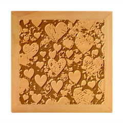 Valentine Wood Photo Frame Cube