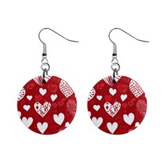 Valentine Mini Button Earrings