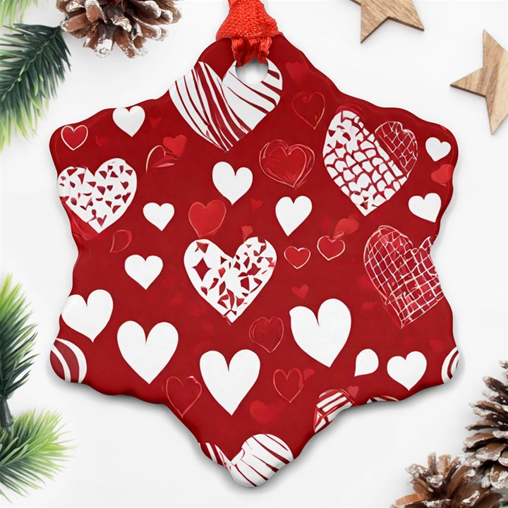 Valentine Ornament (Snowflake)