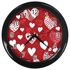 Valentine Wall Clock (black)