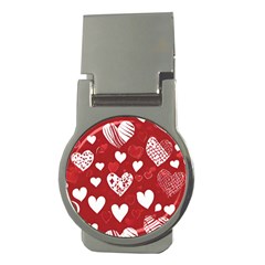 Valentine Money Clips (round) 