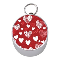 Valentine Mini Silver Compasses