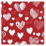 Valentine Square Satin Scarf (36  x 36 ) Front