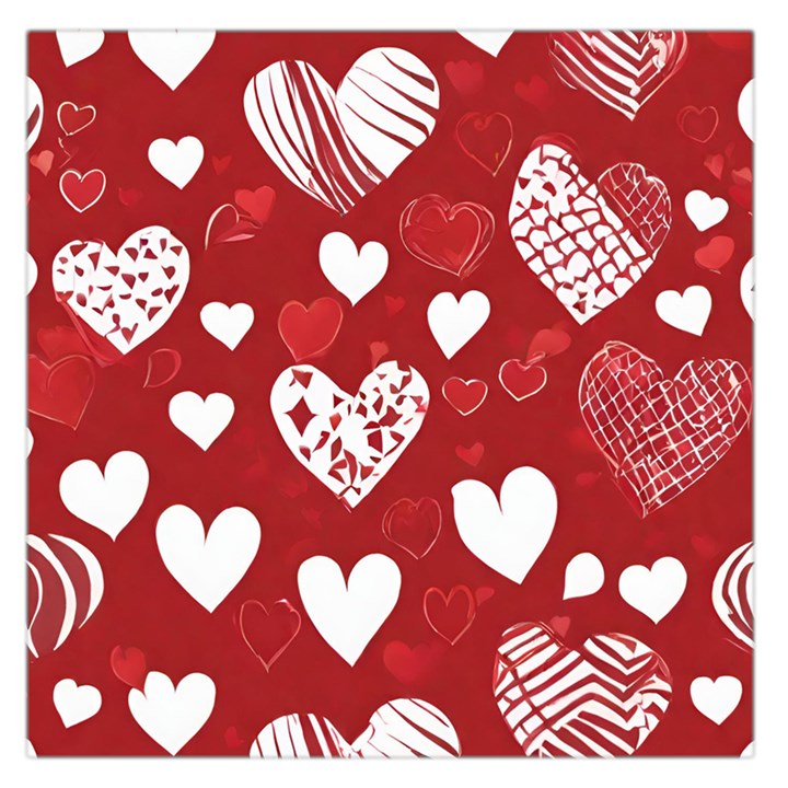 Valentine Square Satin Scarf (36  x 36 )