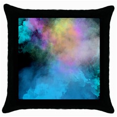 Smokescreen Throw Pillow Case (black)