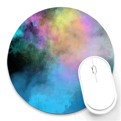 Smokescreen Round Mousepad by pollyparadiseartshop