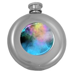 Smokescreen Round Hip Flask (5 Oz)