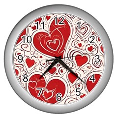 Be My Valentine Wall Clock (silver)