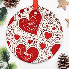 Be My Valentine Round Ornament (two Sides)