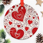 Be My Valentine Round Ornament (Two Sides) Front