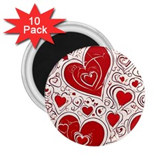 Be My Valentine 2 25  Magnets (10 Pack) 