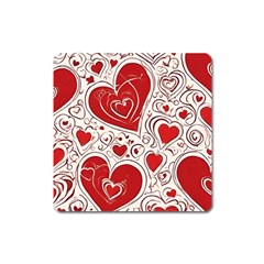 Be My Valentine Square Magnet