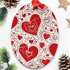 Be My Valentine Oval Ornament (two Sides)