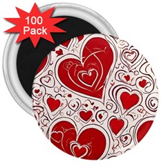 Be My Valentine 3  Magnets (100 Pack)