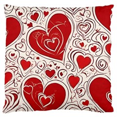 Be My Valentine Standard Premium Plush Fleece Cushion Case (one Side)