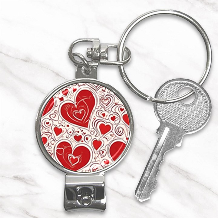 Be My Valentine Nail Clippers Key Chain