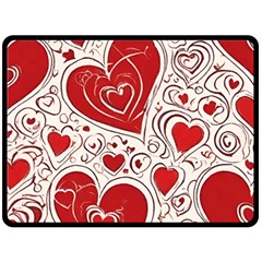 Be My Valentine Fleece Blanket (large)