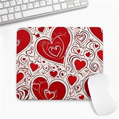 Be My Valentine Large Mousepad by pollyparadiseartshop