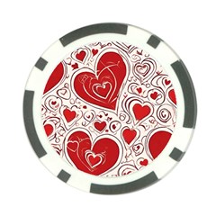 Be My Valentine Poker Chip Card Guard