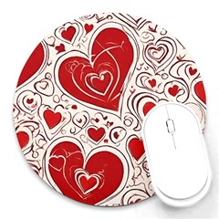 Be My Valentine Round Mousepad