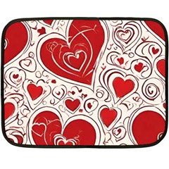 Be My Valentine Two Sides Fleece Blanket (mini)