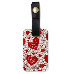 Be My Valentine Luggage Tag (one Side) by pollyparadiseartshop