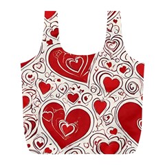 Be My Valentine Full Print Recycle Bag (l)