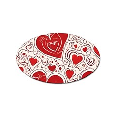 Be My Valentine Sticker Oval (10 Pack)