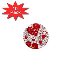 Be My Valentine 1  Mini Magnet (10 Pack) 