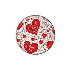 Be My Valentine Hat Clip Ball Marker (4 Pack)