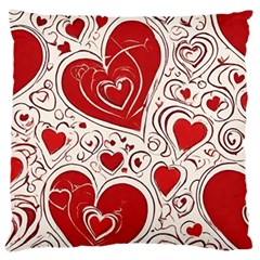 Be My Valentine Large Cushion Case (one Side)