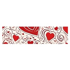 Be My Valentine Oblong Satin Scarf (16  X 60 )