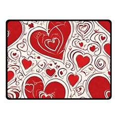 Be My Valentine Two Sides Fleece Blanket (small)