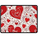 Be My Valentine Two Sides Fleece Blanket (Large) 80 x60  Blanket Front