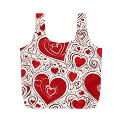 Be My Valentine Full Print Recycle Bag (m)