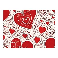 Be My Valentine Two Sides Premium Plush Fleece Blanket (mini)