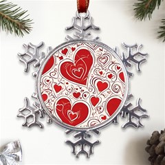 Be My Valentine Metal Large Snowflake Ornament