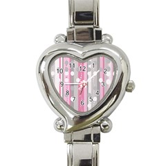 Candy Heart Italian Charm Watch