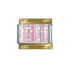 Candy Gold Trim Italian Charm (9mm)