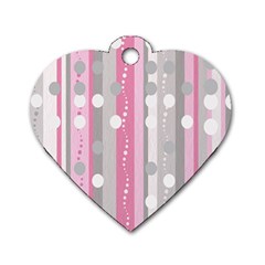 Candy Dog Tag Heart (two Sides)