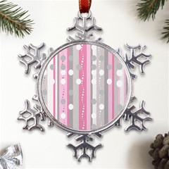 Candy Metal Large Snowflake Ornament