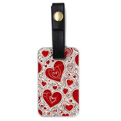 Be My Valentine Luggage Tag (one Side) by pollyparadiseartshop