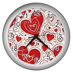 Be My Valentine Wall Clock (silver)