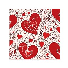 Be My Valentine Square Satin Scarf (30  X 30 )