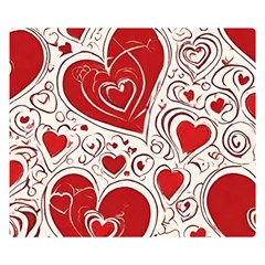 Be My Valentine Two Sides Premium Plush Fleece Blanket (kids Size)