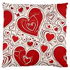 Be My Valentine Standard Premium Plush Fleece Cushion Case (one Side)